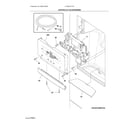 Frigidaire LFHB2751TF8 controls & ice dispenser diagram