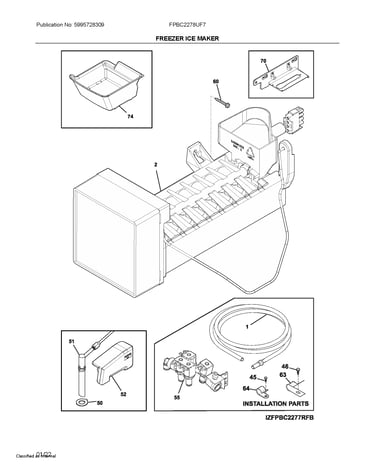 Freezer ice maker