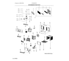 Frigidaire FHWH082WA10 spares diagram