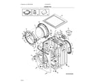 Electrolux ELFW7637BW0 cabinet/top diagram