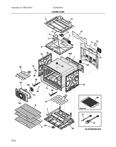 Lower oven