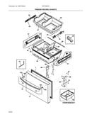 Freezer drawer, baskets