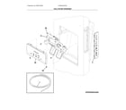 Frigidaire FRSS2333AS2 ice & water dispenser diagram