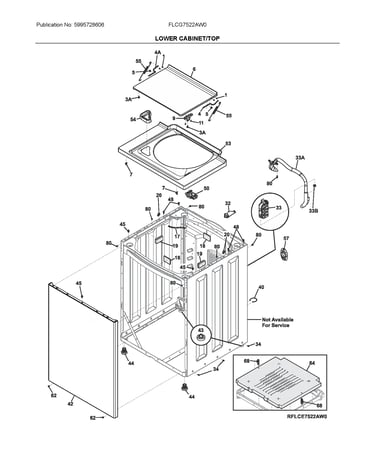 Lower cabinet/top