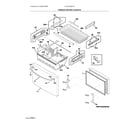 Frigidaire FGHG2368TF8 freezer drawer, baskets diagram