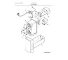 Frigidaire FRFC2323AS0 ice container diagram
