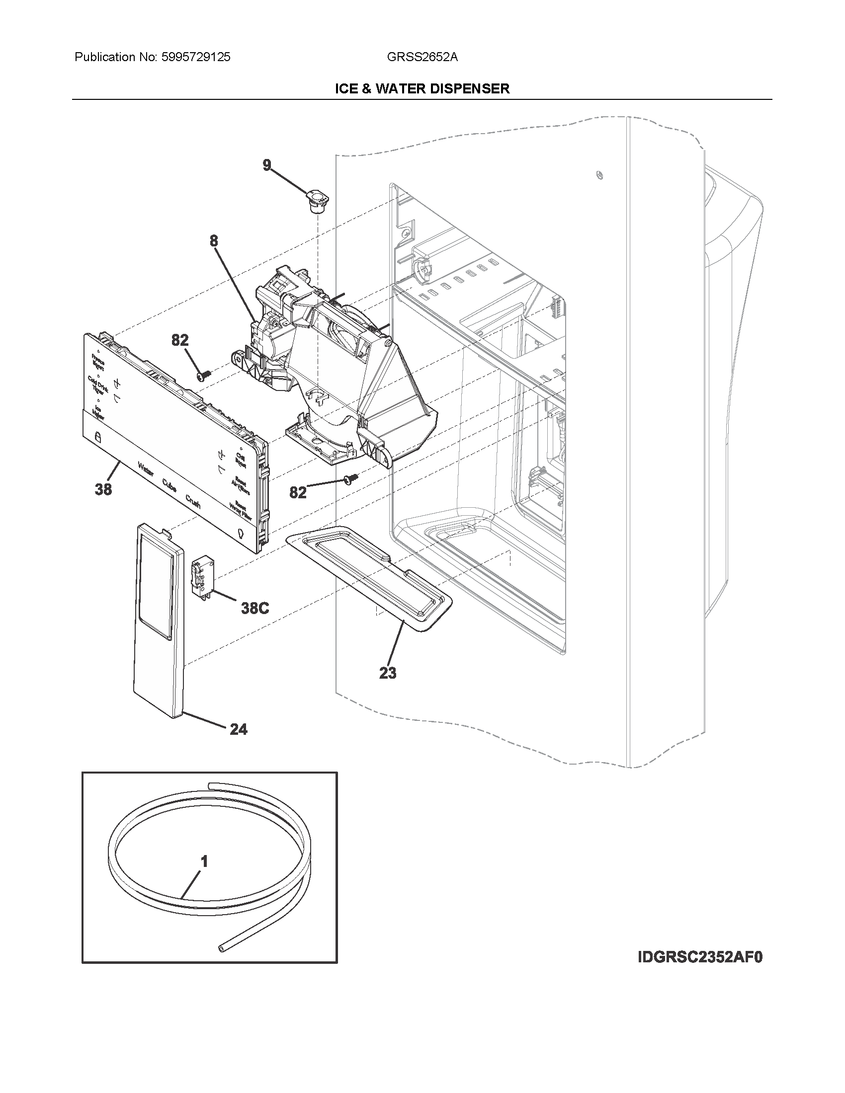 ICE & WATER DISPENSER