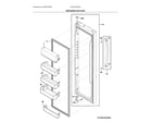 Frigidaire FRSC2333AS3 refrigerator door diagram