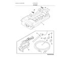 Frigidaire FRSS2323AB3 ice maker diagram