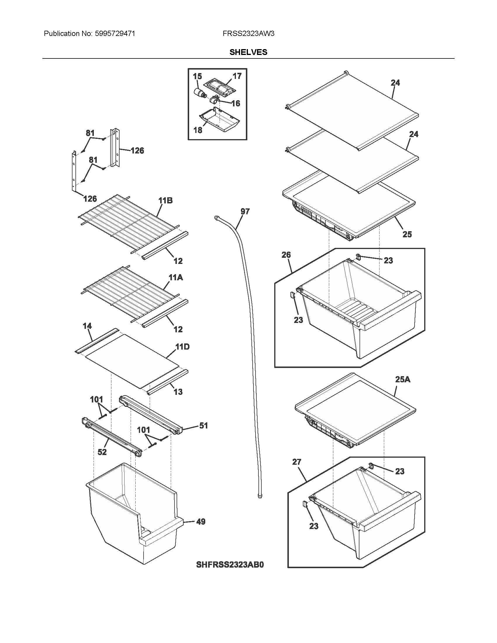 Shelves