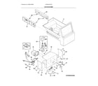 Frigidaire FRSS2323AS2 ice container diagram