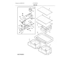 Frigidaire FFTR1835VS3 shelves diagram