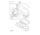 Frigidaire FFTR1835VS4 shelves diagram