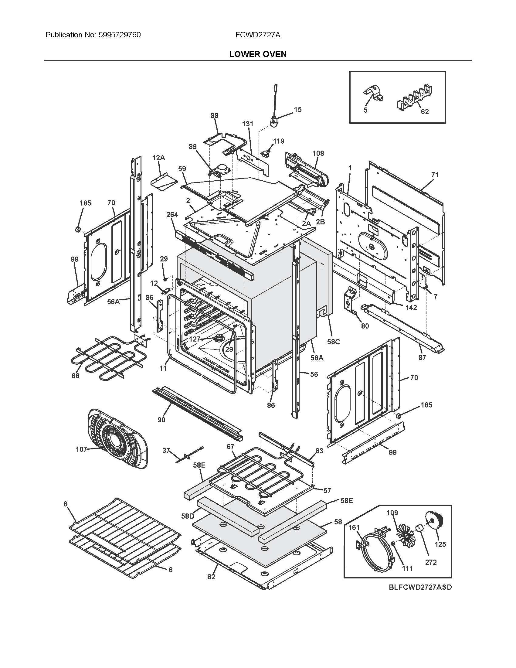 Lower oven
