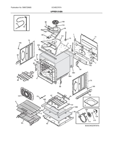 Upper oven