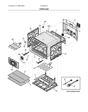 Upper oven