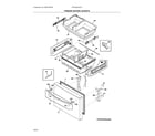 Frigidaire FRFS2823AS1 freezer drawer, baskets diagram