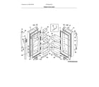 Frigidaire FRFS2823AS1 fresh food door diagram