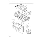 Frigidaire FRFN2823AS1 freezer drawer, baskets diagram