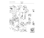 Frigidaire FRFN2823AS1 cabinet diagram