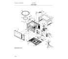 Frigidaire GMBS3068AFA oven cabinet diagram