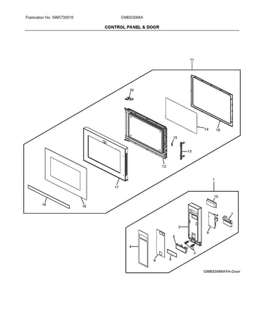 Control panel & door