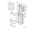 Frigidaire FFTR1820VB0 doors diagram