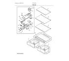 Frigidaire FFTR1820VW0 shelves diagram
