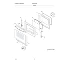 Frigidaire FCRC301CAWF door diagram