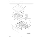 Frigidaire FCRE305CAWH top/drawer diagram