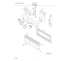 Frigidaire FFEF3016VSF backguard diagram