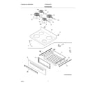 Frigidaire FFEF3016VSF top/drawer diagram