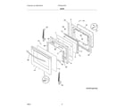 Frigidaire FFEF3016VSF door diagram