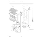 Frigidaire FFUE2022AW5 cabinet diagram