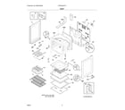 Frigidaire LFEF3054TFT body diagram