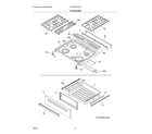 Frigidaire FFGH3051VSC top/drawer diagram
