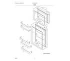 Frigidaire FFTR2045VW3 door diagram