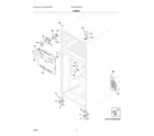 Frigidaire FFTR2045VW3 cabinet diagram