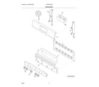 Frigidaire LFGF3054TDG backguard diagram