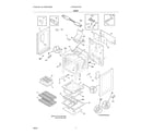 Frigidaire LFGF3054TDG body diagram