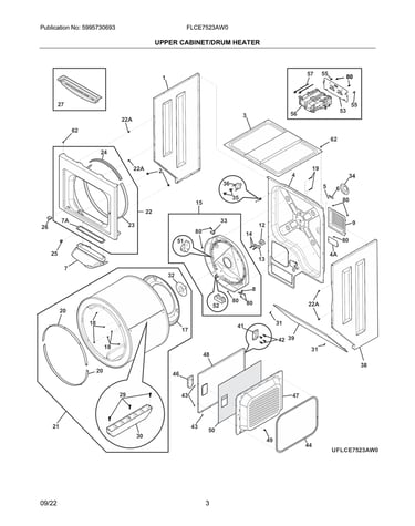 Upper cabinet/drum heater|uflce7523aw0.svg