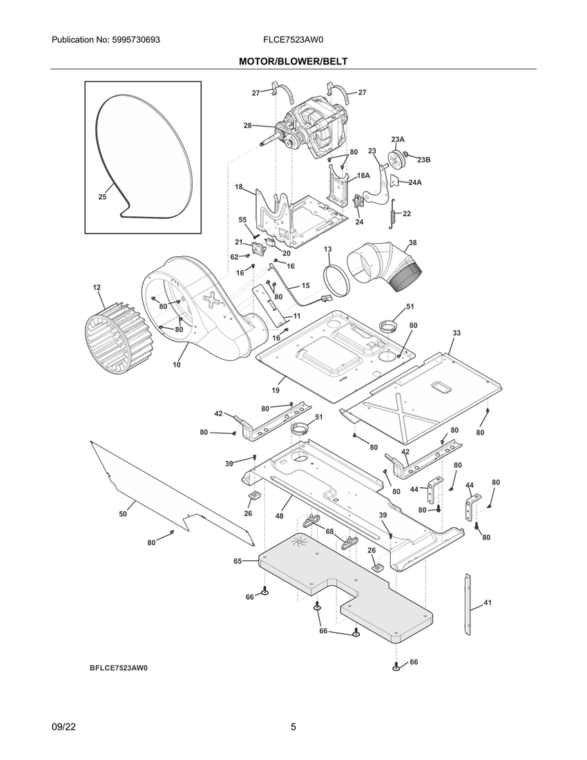 MOTOR/BLOWER/BELT|BFLCE7523AW0.SVG