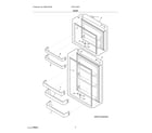 Frigidaire FFHT1835VB1 doors diagram