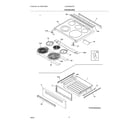 Frigidaire CLEH3054UFE top/drawer diagram