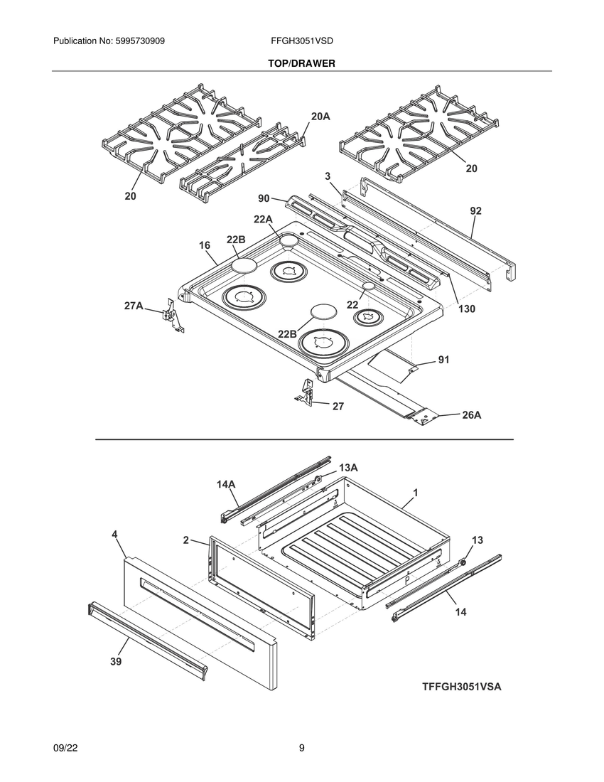 Top/drawer