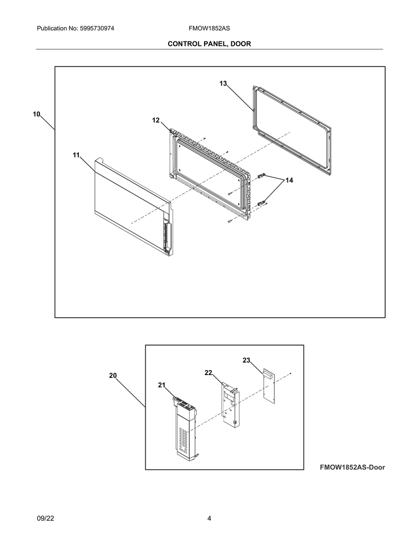 CONTROL PANEL, DOOR|FMOW1852AS-DOOR.SVG