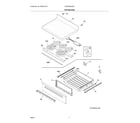 Frigidaire FCRE3052ASH top/drawer diagram