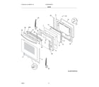 Frigidaire GCRE3038AFG door diagram