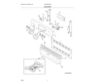 Frigidaire GCRE3060AFG backguard diagram