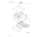 Frigidaire GCRE3060AFG top/drawer diagram